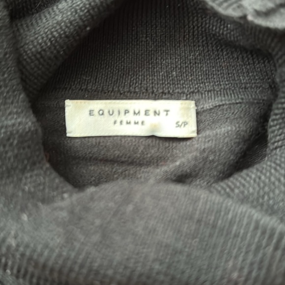 Equipment Leather Sweater - Picture 5 of 5